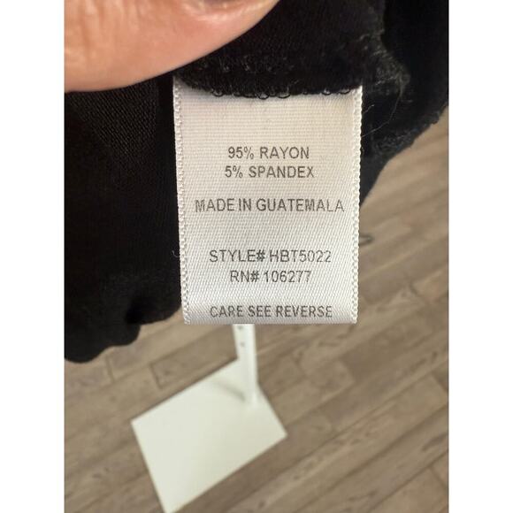 Hale Bob Hand Beaded black tunic tank or mini dress Size S made in Guatemala - Picture 5 of 5